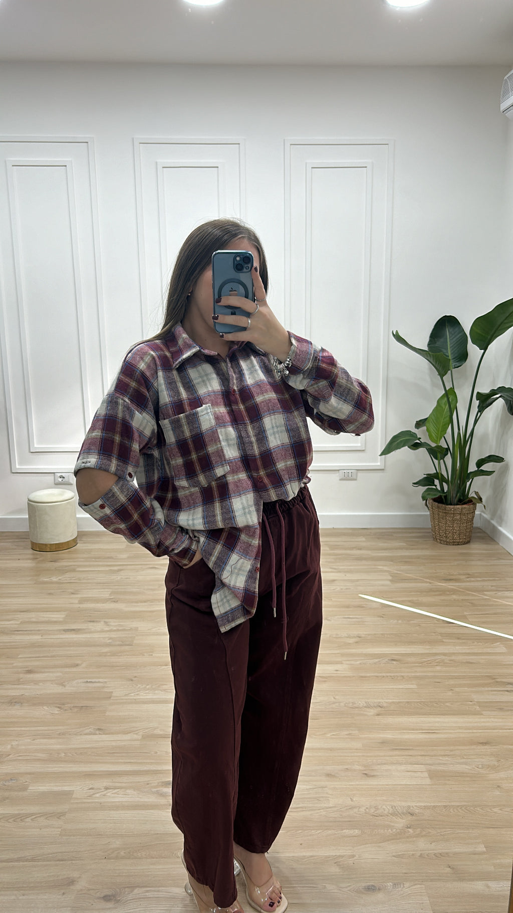 Camicia quadri flanella