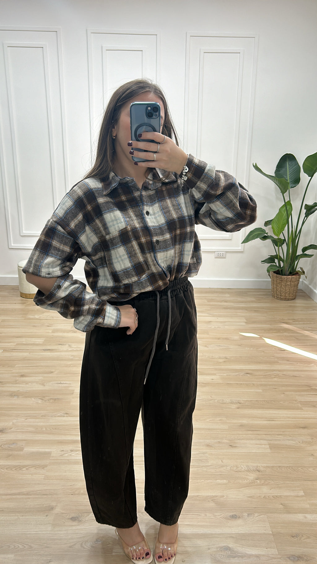 Camicia quadri flanella