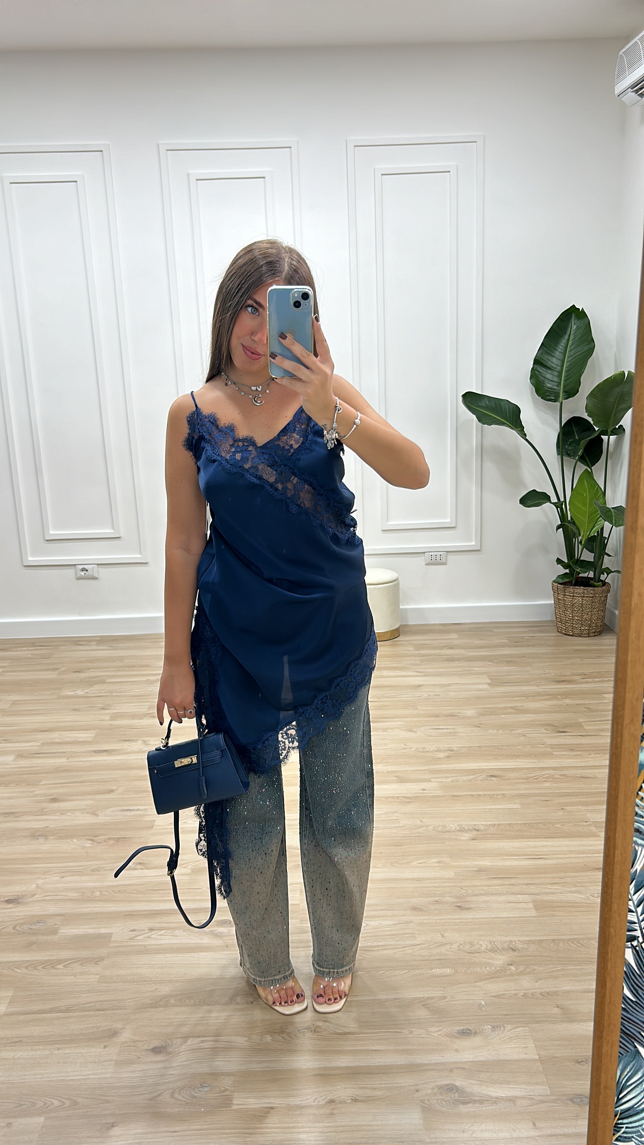 Dress/canotta merletto